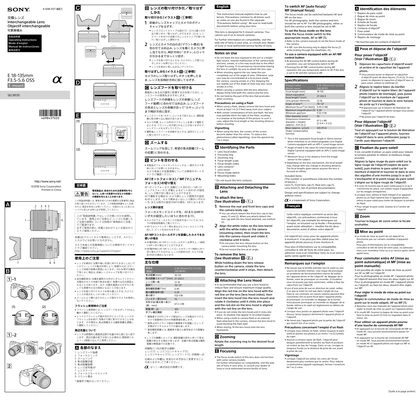 sony 索尼SEL18135